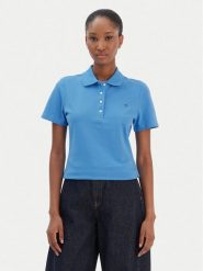 Tommy Hilfiger Polo 1985 WW0WW43225 Niebieski Slim Fit. Niebieskie koszulki polo TOMMY HILFIGER, xs, bez wzorów, z bawełny, bez kołnierzyka, bez ramiączek. Za 249.99 zł.