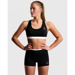 Stanik Fitness Pro 2.0 - Czarny. Czarne bielizna sportowa NORDICDOTS, m, bez wzorów, z elastanu. Za 150.00 zł.