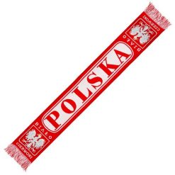 Szalik Polska Biało Czerwoni 1. Białe szaliki KEEZA, bez wzorów. Za 22.00 zł.