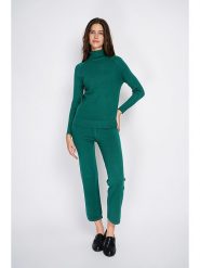 William de Faye 2-częściowy zestaw w kolorze ciemnozielonym rozmiar: 38. Zielone golfy William de Faye, bez wzorów, z kaszmiru, bez ramiączek. Za 217.99 zł.