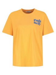 Sublevel Koszulka w kolorze pomarańczowym rozmiar: L. Pomarańczowe bluzki Sublevel, l, bez wzorów, bez kołnierzyka, bez ramiączek. Za 60.73 zł.