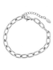 MOODE Bransoletka "Julia" rozmiar: onesize. Szare bransoletki MOODE, ze stali. Za 39.99 zł.