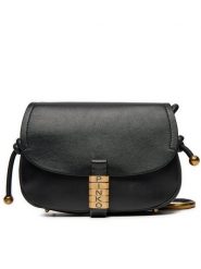 PINKO Torebka Saddle Mini AI 24-25 PLTT 103831 A1ZX Czarny. Czarne listonoszki Pinko, bez wzorów, ze skóry, bez dodatków. Za 1,549.00 zł.