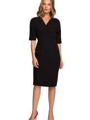 Stylove Sukienka w kolorze czarnym rozmiar: L. Czarne sukienki Stylove, l, bez wzorów, bez kołnierzyka, bez ramiączek, midi. Za 176.08 zł.
