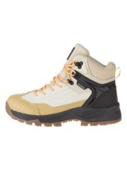 Icepeak Skórzane buty outdoorowe "Abaco" w kolorze kremowo-beżowo-czarnym rozmiar: 38. Brązowe trekkingi Icepeak, z materiału, outdoorowe. Za 315.45 zł.