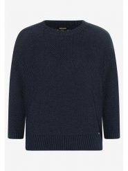 More & More Sweter w kolorze granatowym rozmiar: 44. Niebieskie swetry More & More, bez wzorów, bez ramiączek. Za 128.25 zł.