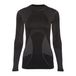 Bluza termoaktywna trekkingowa damska Alpinus Active Base Layer. Czarne bielizna sportowa Alpinus, xl, bez wzorów, bez kaptura. Za 139.00 zł.