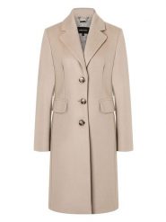 More & More Płaszcz przejściowy w kolorze beżowym rozmiar: 38. Brązowe płaszcze More & More, bez wzorów, bez kaptura. Za 257.31 zł.