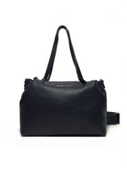 Valentino Torebka Blossom Re VBS8P201 Granatowy. Niebieskie torebki klasyczne Valentino, bez wzorów, ze skóry, bez dodatków. Za 359.99 zł.
