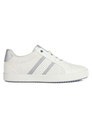 Geox Sneakersy "Dblomiee" w kolorze białym rozmiar: 41. Białe trampki Geox, bez wzorów, z materiału, bez zapięcia. Za 276.71 zł.