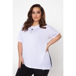 Koszulka fitness damska Rough Radical Kip Plus size. Białe bluzki ROUGH RADICAL, plus size, bez wzorów, sportowe, bez kołnierzyka, plus size, bez ramiączek. Za 109.00 zł.