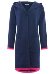 Zwillingsherz Kardigan "Mona" w kolorze granatowym rozmiar: L/XL. Niebieskie kardigany Zwillingsherz, l, bez wzorów. Za 210.31 zł.