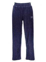 Puma Spodnie dresowe "Essentials Plus Velour" w kolorze granatowym rozmiar: S. Niebieskie spodnie dresowe Puma, s, bez wzorów, z dresówki. Za 140.86 zł.