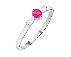 Pierścionek srebrny z cyrkonią. Szare pierścionki Apart, z cyrkonią, srebrne. Za 149.00 zł.