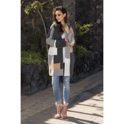 Unikalny sweter kardigan multikolor ls204. Szare kardigany Lemoniade, bez wzorów. W wyprzedaży za 119.00 zł.