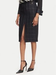 Elisabetta Franchi Spódnica ołówkowa GO-232-67E2-V440 Czarny Slim Fit. Czarne spódnice Elisabetta Franchi, bez wzorów, ołówkowe. Za 1,879.00 zł.