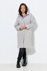 Damskie Parka funkcyjna HYPRAR hydrofobowa kaptur. Czarne parki Ulla Popken, plus size, z materiału, plus size, bez kaptura. Za 699.99 zł.