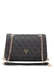 GUESS torba na ramię - Noelle Kobiety Sztuczna skóra szary, ONE SIZE. Szare torby na ramię Guess, z aplikacjami, ze skóry, na ramię, bez dodatków. Za 699.95 zł.