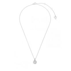 Naszyjnik Guess. Szare naszyjniki Guess, srebrne. Za 299.99 zł.