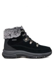 Skechers Trekkingi Trego 167882/BLK Czarny. Czarne obuwie sportowe Skechers, ze skóry, trekkingowe. Za 449.99 zł.