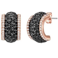 Lulu & Jane Stop metali Zdobienie kryształkami Swarovski® Kolczyki 1 ct Damski. Białe kolczyki Lulu & Jane, pozłacane, na sztyftcie. Za 419.99 zł.