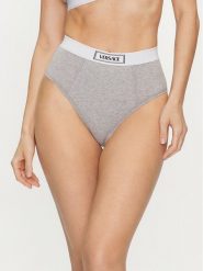 Versace Figi klasyczne z wysokim stanem 1013505 Szary. Szare figi VERSACE, bez wzorów, z bawełny. Za 269.99 zł.