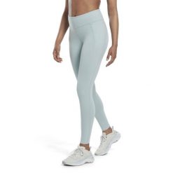 Legginsy damskie Reebok Lux. Niebieskie legginsy Reebok, xs, bez wzorów. W wyprzedaży za 190.45 zł.