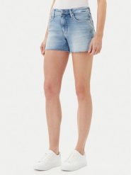 Calvin Klein Jeans Szorty jeansowe J20J225158 Niebieski Slim Fit. Niebieskie szorty Calvin Klein Jeans, bez wzorów, z bawełny. Za 229.99 zł.