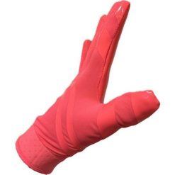 Rękawice do futbolu amerykańskiego pro receiver, RE, DB, RB, Różowy FRG-03. Czerwone rękawiczki BARNETT, bez wzorów, sportowe. Za 139.00 zł.