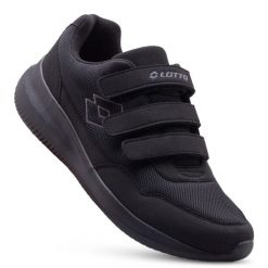 Buty sportowe LOTTO CONNECT VL OC sneakersy. Czarne obuwie sportowe Lotto, bez zapięcia, trekkingowe. Za 159.95 zł.