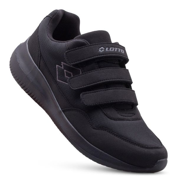 Buty sportowe LOTTO CONNECT VL OC sneakersy. Czarne obuwie sportowe Lotto, bez zapięcia, trekkingowe. Za 99.00 zł.
