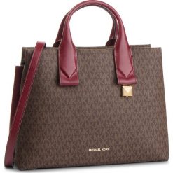 Torebka MICHAEL MICHAEL KORS - Rollins 30H8GX3S3B Oxblood. Brązowe torebki klasyczne MICHAEL Michael Kors, bez wzorów, ze skóry, bez dodatków. W wyprzedaży za 859.00 zł.