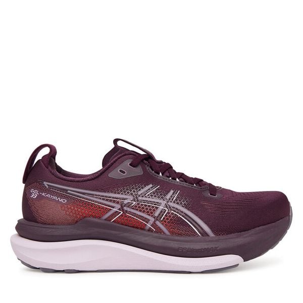 Buty do biegania Asics. Czerwone obuwie sportowe Asics, bez zapięcia, do biegania, asics gel kayano. Za 800.99 zł.
