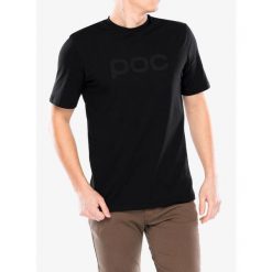 Koszulka bawełniana unisex POC Tee. Czarne koszulki sportowe POC, bez wzorów, z bawełny, bez ramiączek. Za 149.99 zł.