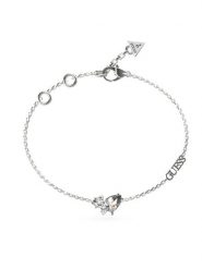 Guess Bransoletka JUBB04 414JW Srebrny. Szare bransoletki Guess, metalowe. Za 219.99 zł.
