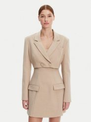 BARDOT Marynarka 59657JB Beżowy Regular Fit. Brązowe marynarki i żakiety Bardot, s, bez wzorów, z syntetyku. Za 339.99 zł.