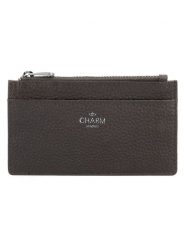 Charm Skórzane etui w kolorze brązowym na karty - 13 x 7,5 x 1 cm rozmiar: onesize. Brązowe portfele Charm, bez wzorów, z materiału. Za 43.99 zł.