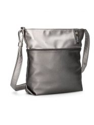 Zwei Torebka w kolorze srebrno-antracytowym - 29 x 27 x 8 cm rozmiar: onesize. Czarne torby na ramię Zwei, bez wzorów, z materiału, na ramię, bez dodatków. Za 172.08 zł.