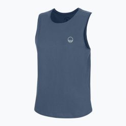 Koszulka wspinaczkowa damska Wild Country Movement 2. Niebieskie bluzki WILD COUNTRY, bez wzorów, sportowe, bez kołnierzyka, bez ramiączek. Za 149.99 zł.