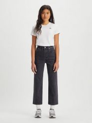 Levi's Dżinsy - Regular fit - w kolorze czarnym rozmiar: W31/L29. Czarne jeansy Levi's®, l, z aplikacjami, z podwyższonym stanem. Za 272.31 zł.