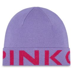 Czapka PINKO. Fioletowe czapki Pinko, bez wzorów. Za 569.99 zł.