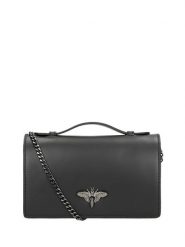 Wojas Skórzana torebka w kolorze czarnym - 21 x 12 x 4 cm rozmiar: onesize. Czarne torby na ramię Wojas, bez wzorów, z materiału, na ramię, bez dodatków. Za 247.99 zł.