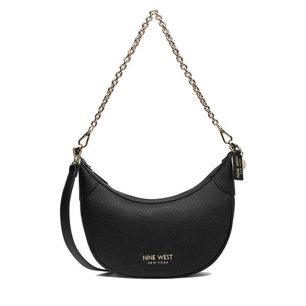 Torebka Nine West. Czarne torebki klasyczne Nine West, bez wzorów, bez dodatków. Za 179.99 zł.