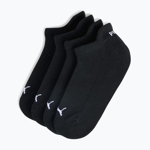 Skarpety damskie PUMA Cushioned Sneaker 2 pary. Czarne skarpety Puma, bez wzorów, z materiału. Za 39.99 zł.