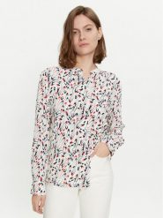 Tommy Hilfiger Koszula WW0WW42448 Écru Regular Fit. Koszule TOMMY HILFIGER, bez wzorów, z wiskozy, bez kołnierzyka, bez ramiączek. Za 419.99 zł.