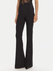 Elisabetta Franchi Spodnie materiałowe PA-122-56E2-V290 Czarny Regular Fit. Czarne spodnie materiałowe Elisabetta Franchi, bez wzorów, z materiału. Za 1,259.00 zł.