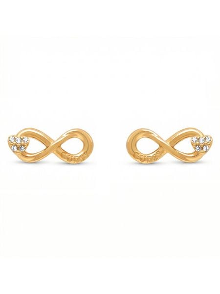 Guess Kolczyki JUBE06 049JW Złoty. Żółte kolczyki Guess, ze stali. Za 199.99 zł.