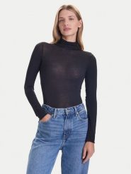 Hunkemöller Bluzka Intimate 302811 Czarny Slim Fit. Czarne bluzki Hunkemöller, m, bez wzorów, bez kołnierzyka, bez ramiączek. Za 139.99 zł.