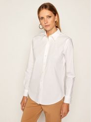 Lauren Ralph Lauren Koszula Chst Emb 200684553001 Biały Regular Fit. Białe koszule Lauren Ralph Lauren, xxl, bez wzorów, z bawełny, biznesowe, bez kołnierzyka, bez ramiączek. Za 399.99 zł.