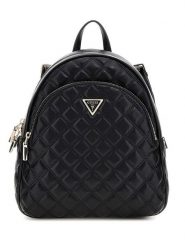 Guess Plecak w kolorze czarnym - 25 x 28 x 9 cm rozmiar: onesize. Czarne plecaki Guess, z aplikacjami, z materiału. Za 521.95 zł.